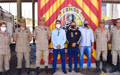 Diretoria da UNIMIL visita bombeiros militares da 24ª CIBM-CAOPP