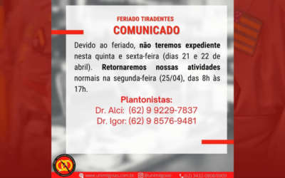 Atenção para os horários de funcionamento no feriado