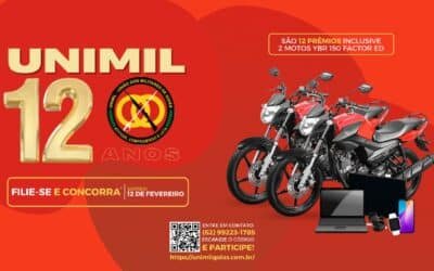 Aniversário UNIMIL 12 anos: o aniversário é nosso, mas quem ganha é você!