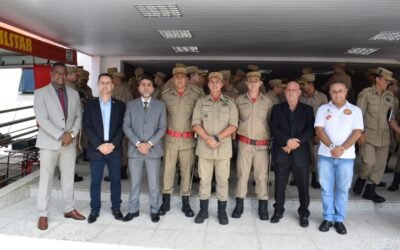 Diretoria da UNIMIL prestigia solenidade de recondução para o Comando do Corpo de Bombeiros Militar de Goiás
