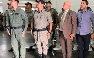 Diretoria da UNIMIL prestigia passagem de vários Comandos da PMGO