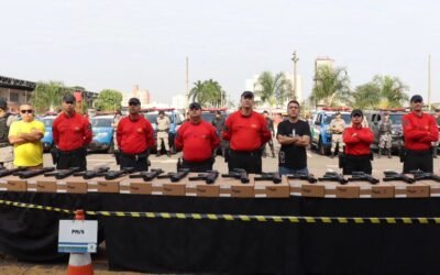 UNIMIL prestigia solenidade em comemoração ao Dia do Soldado e entrega de 1150 submetralhadoras