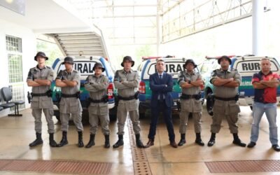 Vice-presidente da UNIMIL e diretor de comunicação prestigiam passagem de comando do Batalhão de Polícia Militar Rural