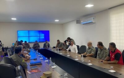 Diretoria da UNIMIL participa de reunião institucional no Quartel do Comando-Geral da PMGO,