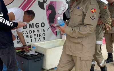 Comitiva da Unimil Participativa marca presença no TAP dos soldados do CBMGO
