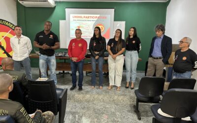 A comitiva da Unimil Participativa Sem Fronteiras visita BPM Ambiental