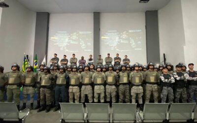 Comitiva UNIMIL prestigiam a aula inaugural do 18º Curso de Operações de CHOQUE