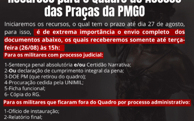 Saiu o Quadro de Acesso de Praças 2025