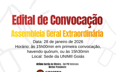 Edital de Convocação – Assembleia Geral Extraordinária