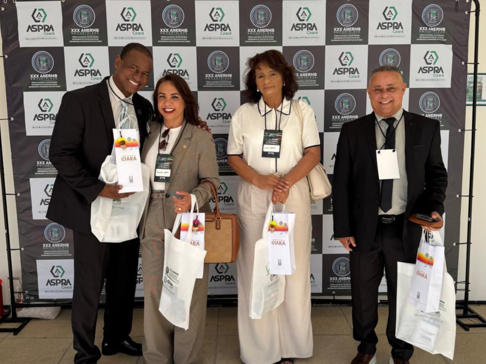 Diretoria da UNIMIL Goiás marca presença no XXX Fórum Nacional das Entidades Representativas de Policiais, Bombeiros e Pensionistas Militares ANERMB