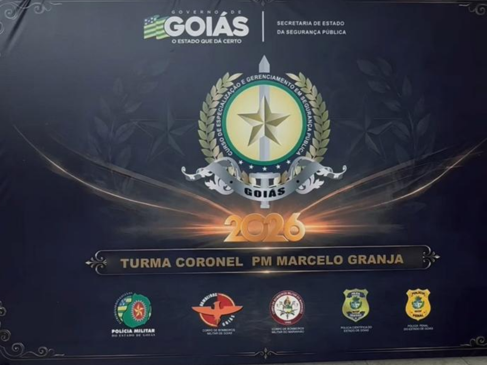 Presidente da UNIMIL Goiás participa da formatura da Turma Coronel PM Marcelo Granja do CEGESP 2026