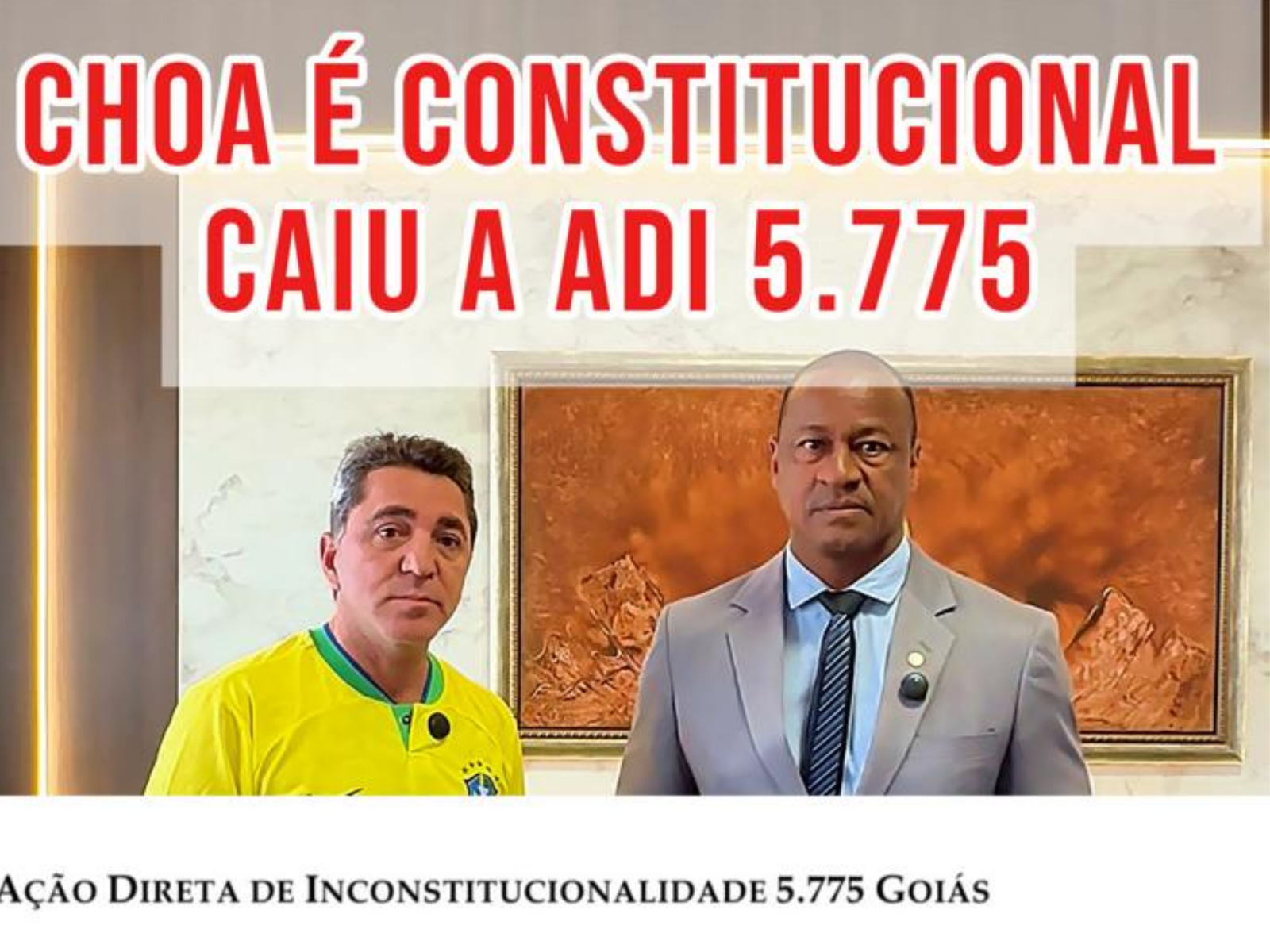 UNIMIL Goiás celebra decisão do STF que confirma constitucionalidade da Lei do CHOA