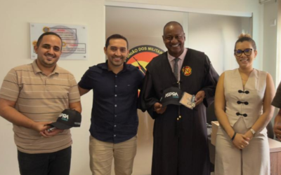 Troca de experiências marca visita institucional da ASPRA-CE à UNIMIL Goiás