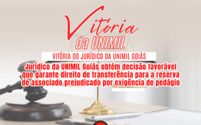 Vitória jurídica: UNIMIL Goiás assegura transferência para a reserva de policial militar associado