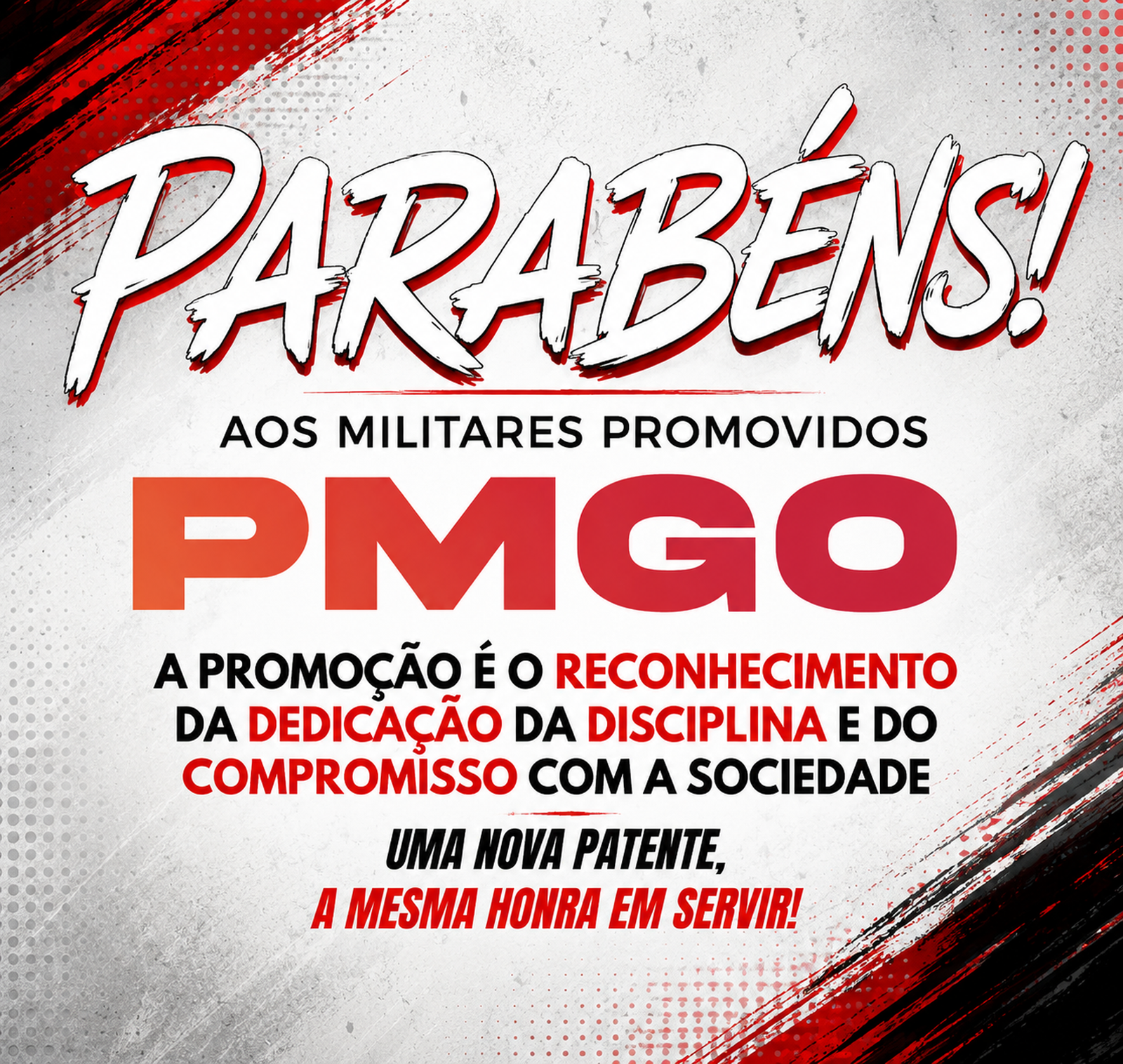 UNIMIL Goiás parabeniza os 1.743 policiais militares da PMGO promovidos
