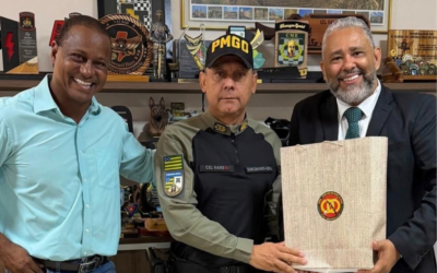 UNIMIL Goiás realiza visita institucional ao Subcomandante-Geral da PMGO para tratar de questões jurídicas e institucionais